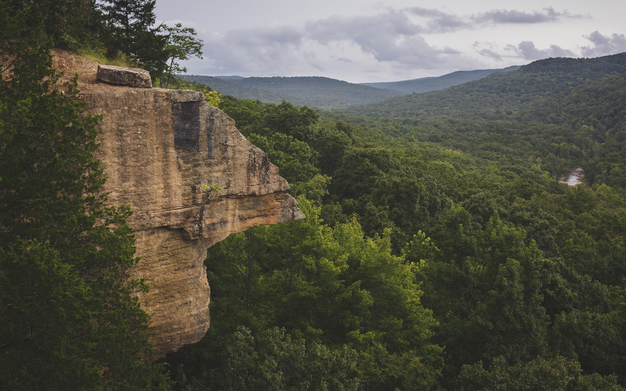 Whittaker Point overlook representing regional outdoor access near Fayetteville